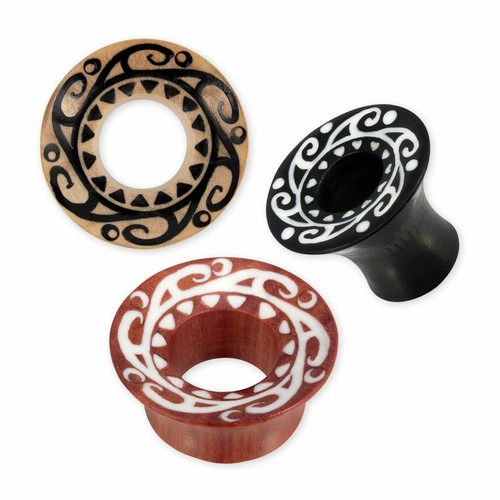 Flesh tunnel holz - flesh,