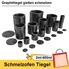 Schmelztiegel für Schmelzofen Tiegel Graphittiegel gießen schmelzen 2ml - 600ml