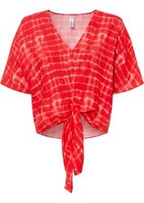 Bluse mit Knotendetail Gr. 36