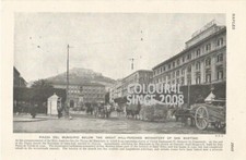 NEAPEL PIAZZA DEL MUNIPIO SAN MARTION MONESTERY um 1926 FOTO ILLUSTRATION DRUCK 