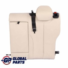 BMW F36 Sitz Lehne Hinten Links Sitzbank Abdeckung Leder Elfenbein Weiß 7369314