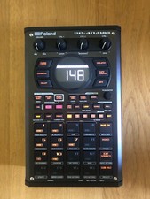 roland sp 404 mk2, schwarz, gebraucht sieht wie neu aus
