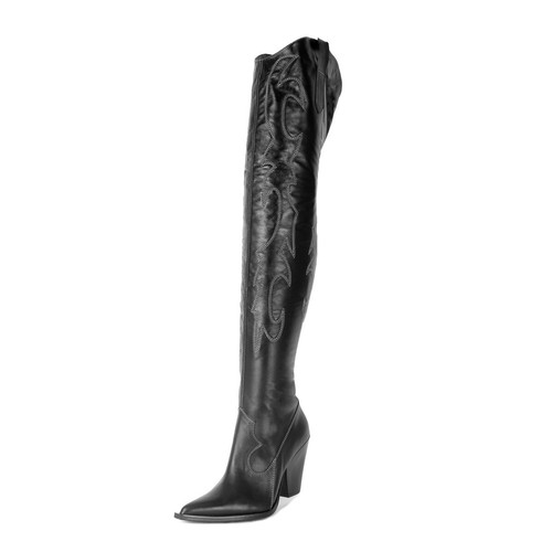 Overknee cowboystiefel - overknee,
