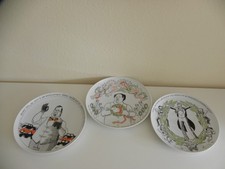 3 ROSENTHAL TELLER KARIKATUR KOHL + MAO TSE TUNG + KARAJAN LIMITIERTE KUNSTREIHE