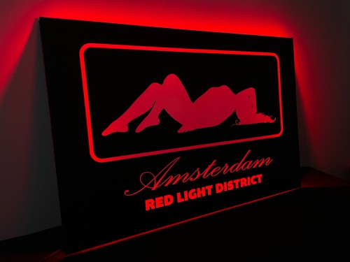 Red light lkw shild led - red,