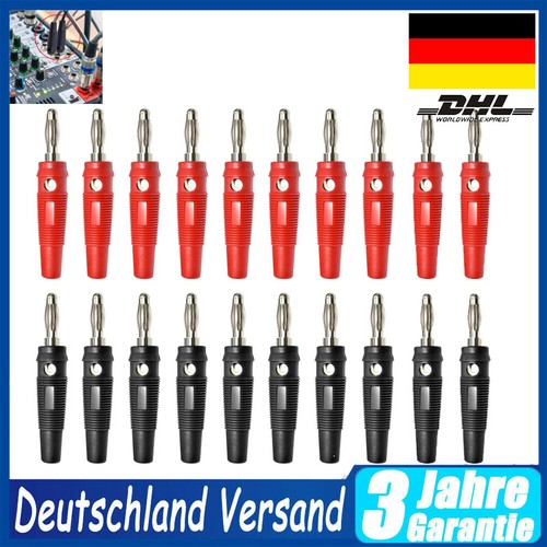 20x 4mm bananenstecker - 4mm,