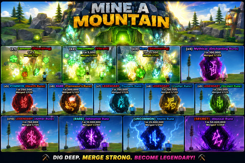 Mine mountain all items - mine,