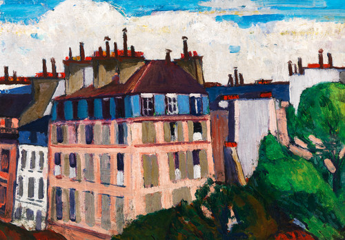 Paris dächer expressionist - dächer,