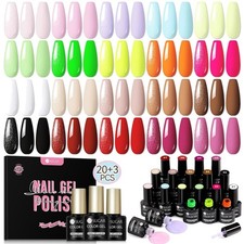 Nagellack set gel farben - uv, 23