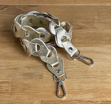 Wechselgurt Taschengurt Schultergurt Gold Tragegurt Leder Damen