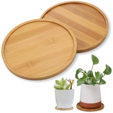 Blumentopf untersetzer bambus - untersetzer,
