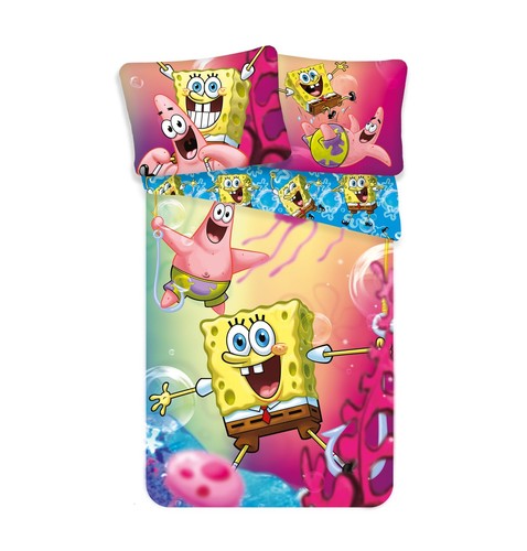 Spongebob kinderbettwäsche - spongebob,