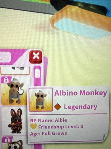 Roblox adopt 1x - me, albino