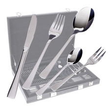 GRÄWE Tafelbesteck Besteckkoffer 12 Personen 60-teilig Besteckset Essbesteck