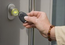 DOM PROTECTOR SCHLIEßZYLINDER 55/30 WERKSRESET optisch technisch TOP! BATTERIE N