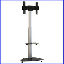 LCD LED TV STÄNDER GLAS STANDFUSS MIT TV ADAPTER BIS 60 ZOLL PRÄSENTATION 