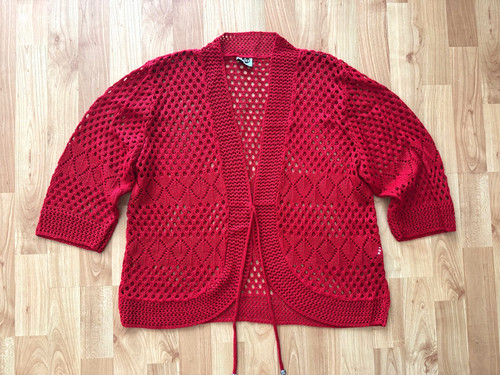 Bolero bluse xl - l-xl, rot