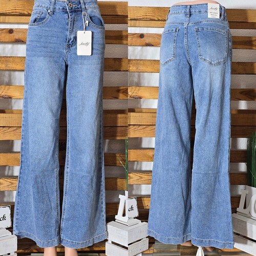 Jewelly damen wide leg jeans - ,