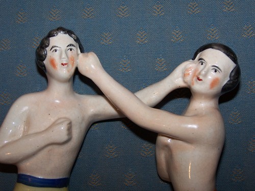 Antike staffordshire keramik - antike,
