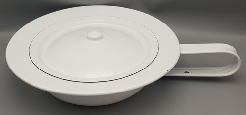 Emaille alte bettpfanne mit - emaille,