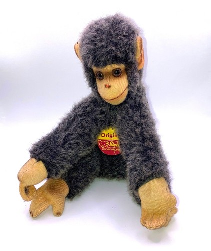 Steiff affe sitzend - affe, alt