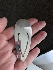 Lesezeichen aus 925 Silber Vintage Meisterpunze Sterlingsilber Neutrale Form