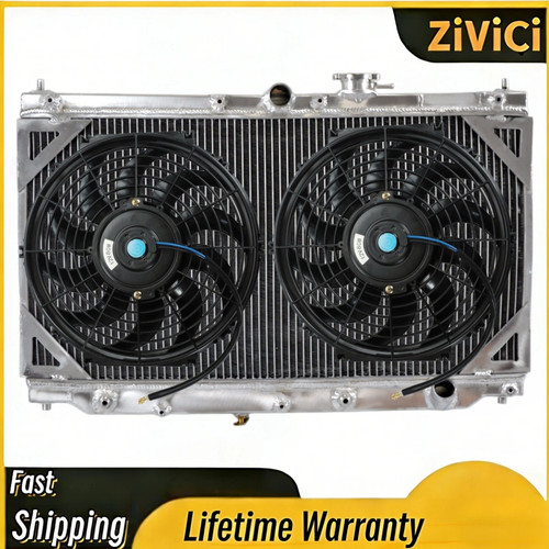 Alu radiator 2xfan for - alu,