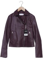 asos Jacke Damen Anorak Jacket Kurzmantel Gr. EU 32 Baumwolle Bordeaux #yoevxq2