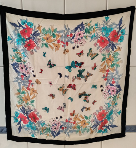 Vintage seidentuch - vintage,