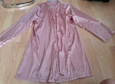 Bademantel Morgenmantel Satin Rosa Größe L