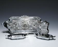 Historismus Raucherset Messing