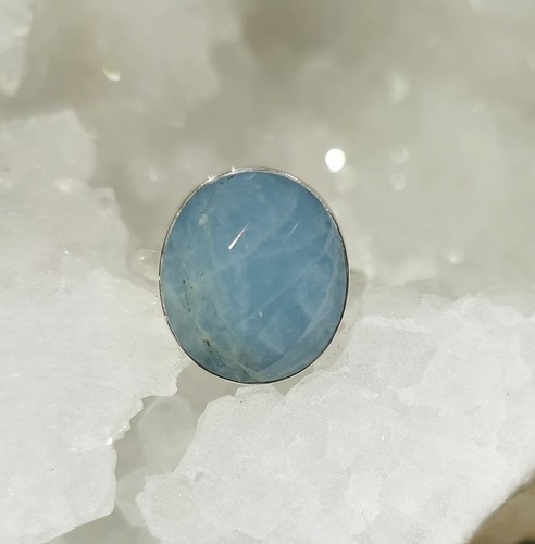 Ring mit einem facettierten