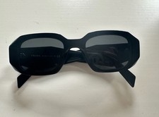 PRADA Milano Sonnenbrille Unisex Damen Herren Schwarz Vintage Made In Italy