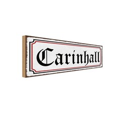 Holzschild 10x27 carinhall - 10x27,