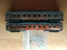 Ätzteil Seitenwände DDR Regierungszug Salon Schlafwagen m. 8 Abteilen Spur N