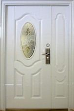 Tür,Wohnungstür,Sicherheitstür,Stahltür, Haustür, Weiß In,Rechts 120x205cm.NEU