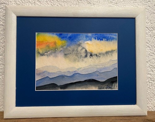 Wolkenzauber original aquarell - wolkenzauber,