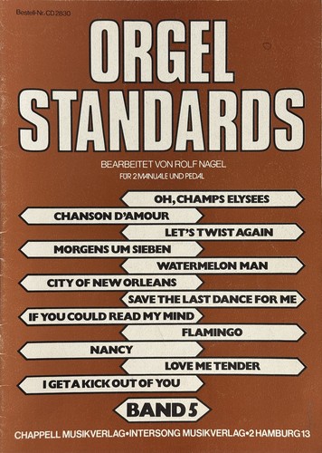 Noten orgel standards - noten,