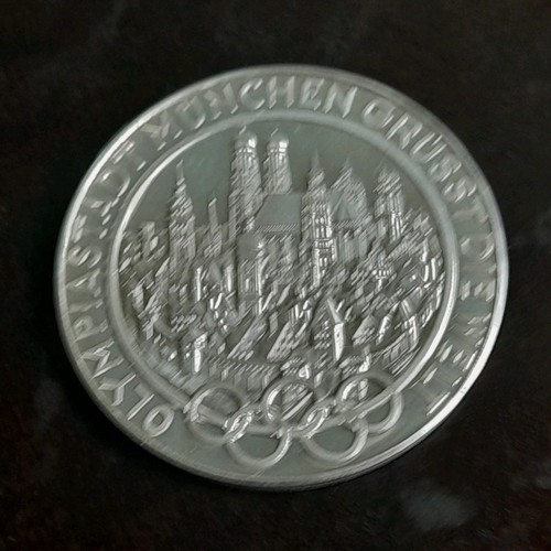 Silbermedaille alte münchner - alte,