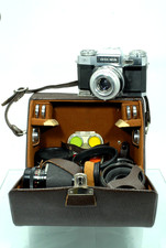 Zeiss Ikon Contaflex S-matic - Set mit Pro-Tessar 115mm u. 35mm f/4 - | 65311