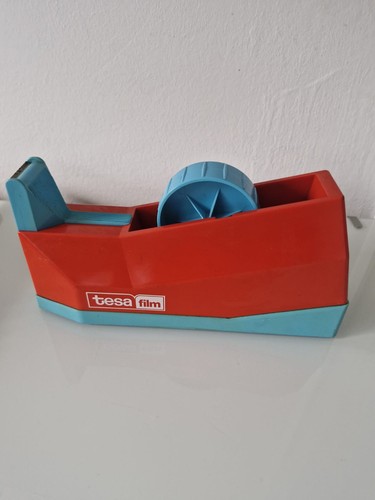 Tesa tischabroller rot - tischabroller, rot/blau