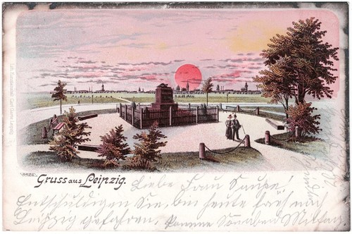 Alte litho leipzig - alte, litho-ak