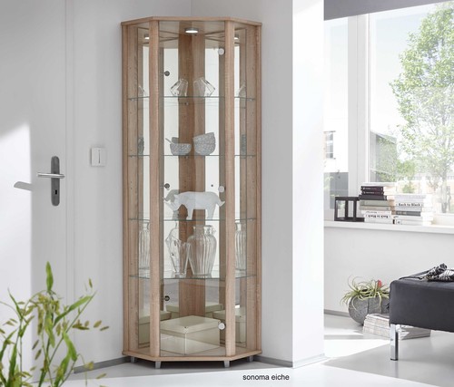 Glasvitrine für ecke - glasvitrine,
