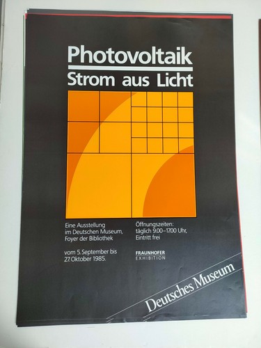 Plakat photovoltaik strom aus - plakat,