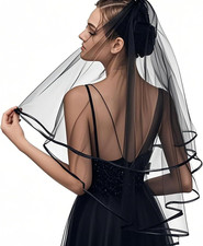 Kurzer Brautschleier Tüll mit