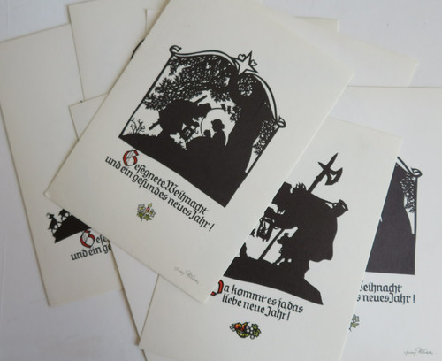 10x weihnachts postkarten von - 10x,