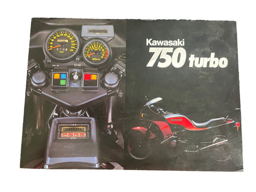Prospekt brochure kawasaki gpz - kawasaki,