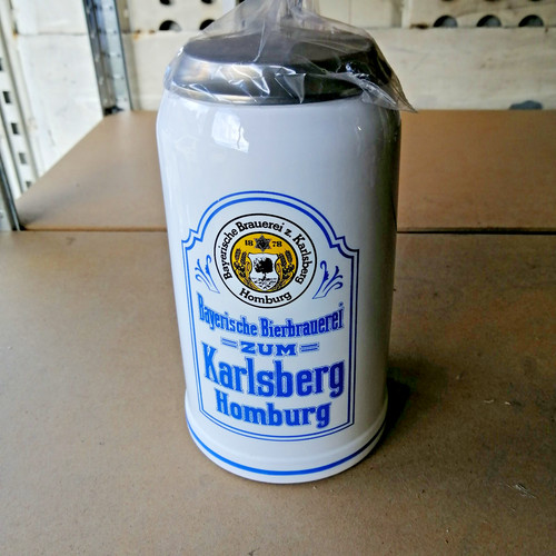 Karlsberg steinkrug mit - steinkrug, deckel