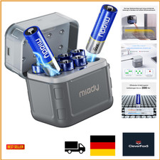 Wiederaufladbare AA Li-Lion Akkus | 3000mWh | USB-C Ladebox