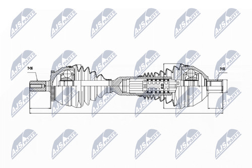 Nty antriebswelle npw - nty, npw-vv-047